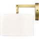 Braxstan Wall Sconce Wall Light in Vintage Brass